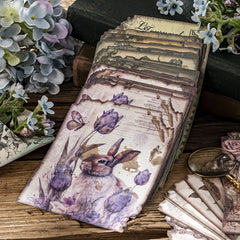 30pcs Vintage Flowers Plant Animal Material Paper Retro Paper Deco Scrapbooking