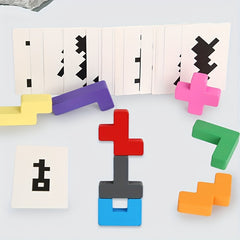 Shadow Guessing Game Balance Building Blocks Puzzle Toy