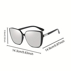 Square Cat Eye Sunglasses Men Women UV400 Sun Shades