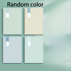 A4 Loose Leaf Notebook Softcover Spiral Bound Thickening Study Record