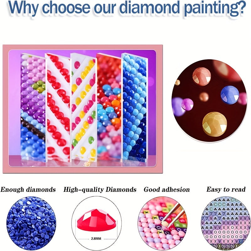 5D Dog Diamond Painting Kit for Adults and Children - DIY Diamond Art Kit