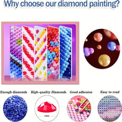 5D Dog Diamond Painting Kit for Adults and Children - DIY Diamond Art Kit