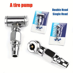 Car Tire Inflatable Nozzle Pump Motorcycle Bicycle Hand Inflator Accessories