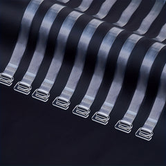 4pcs Transparent Shoulder Straps Invisible Adjustable Underwear Straps