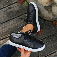 Women's Hollow Out Lace-up Sports Shoes Comfortable Leisure Style