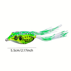 2pcs Soft Toad Fishing Lures Frog shaped Topwater Lures Fishing Accessories