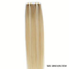 20pcs Ombre Straight Tape In Human Hair Extensions Natural Looking