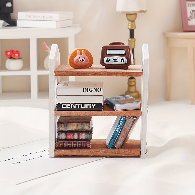 Doll House Storage Rack Bookshelf Halloween Christmas Gift