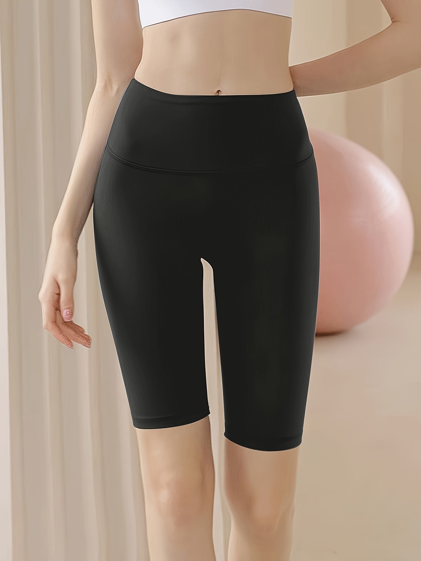 High Waist Tummy Control Butt Lifting Sports Shorts