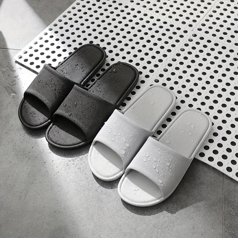 Men Women Slides Lightweight Non Slip Open Toe Quick Dry Couple Slippers