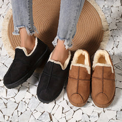 Fur Lined Thermal Soft Thick Sole Snow Shoes Winter