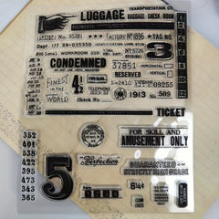 1pc Alphabet Letters Clear Stamps Scrapbooking Embossing DIY Greeting Card
