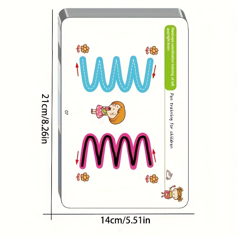 Pen Control Exercises Workbook for Kids: Shapes, Numbers, Drawing Activities