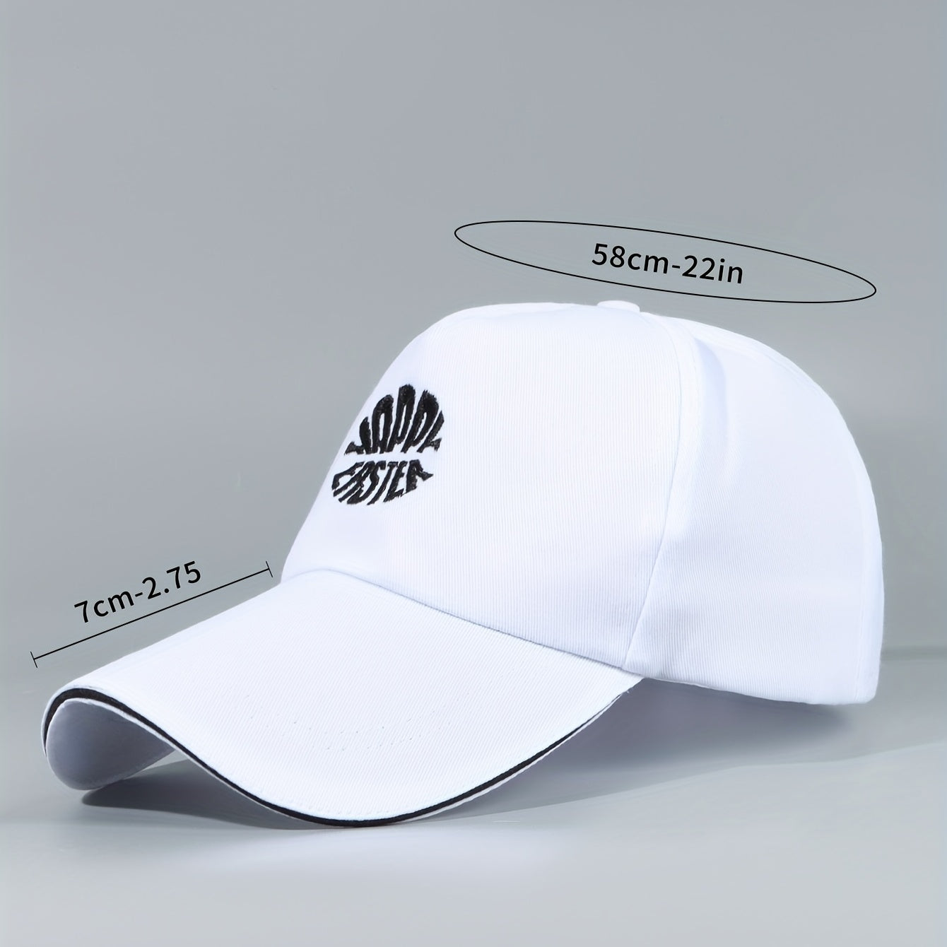 Happy Easter Embroidery Baseball Cap Lightweight Sun Hat