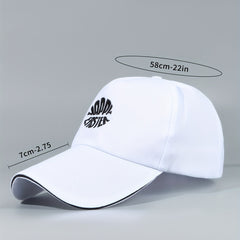 Happy Easter Embroidery Baseball Cap Lightweight Sun Hat