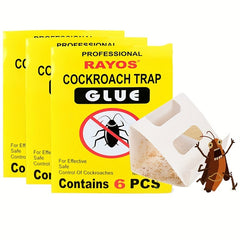 12pcs Cockroach Sticker Trap Sticky Board Insect Traps Indoor Outdoor