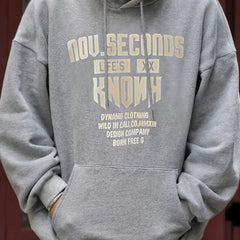 Men's Letters Print Hoodie Spring Fall Sweatshirt