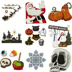 1pc Snow Snowman Candy Metal Cutting Dies For Scrapbook Paper Craft