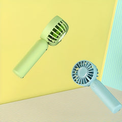 Mini Portable Double Blades Small Fan USB Rechargeable Fan