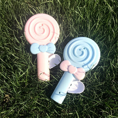 USB Fan Lollipop Handheld Fan Sweet Candy Mini Hand Fan