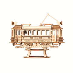 3D Wooden Train Model Kit Educational DIY Puzzle Building Blocks Set