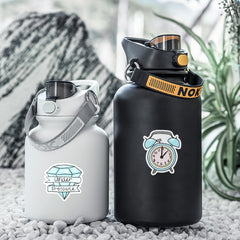 50 Waterproof Doodle Stickers for Water Bottles and Laptop