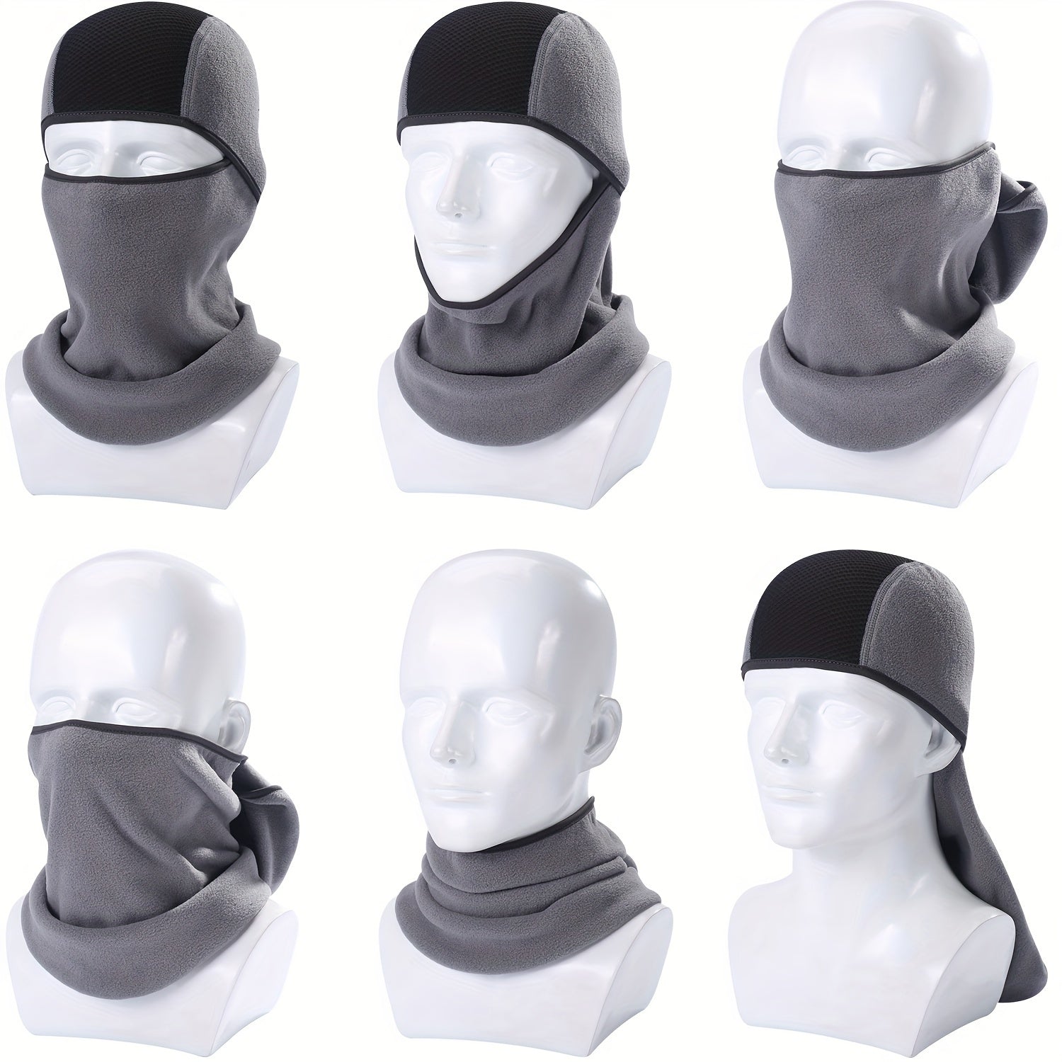 Winter Thermal Balaclava Hood Full Face Mask Helmet Liner for Skiing
