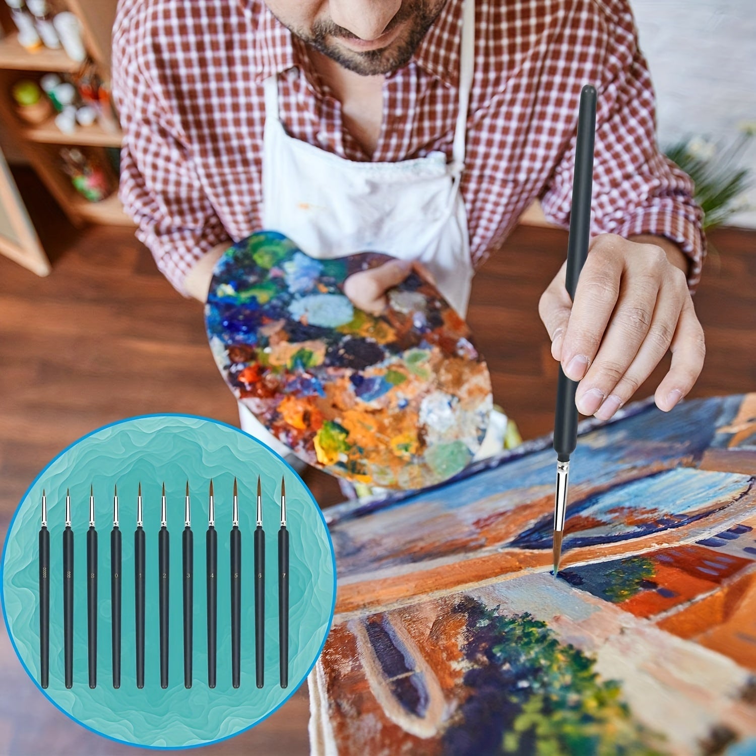 Detail Painting Brushes Set for Kids