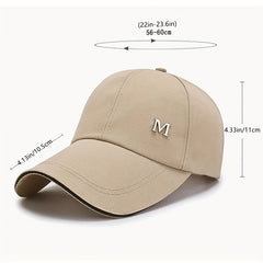Baseball Cap Sports Cap Solid Sun Hat Casual Outdoor Cotton Hip Hop Hats