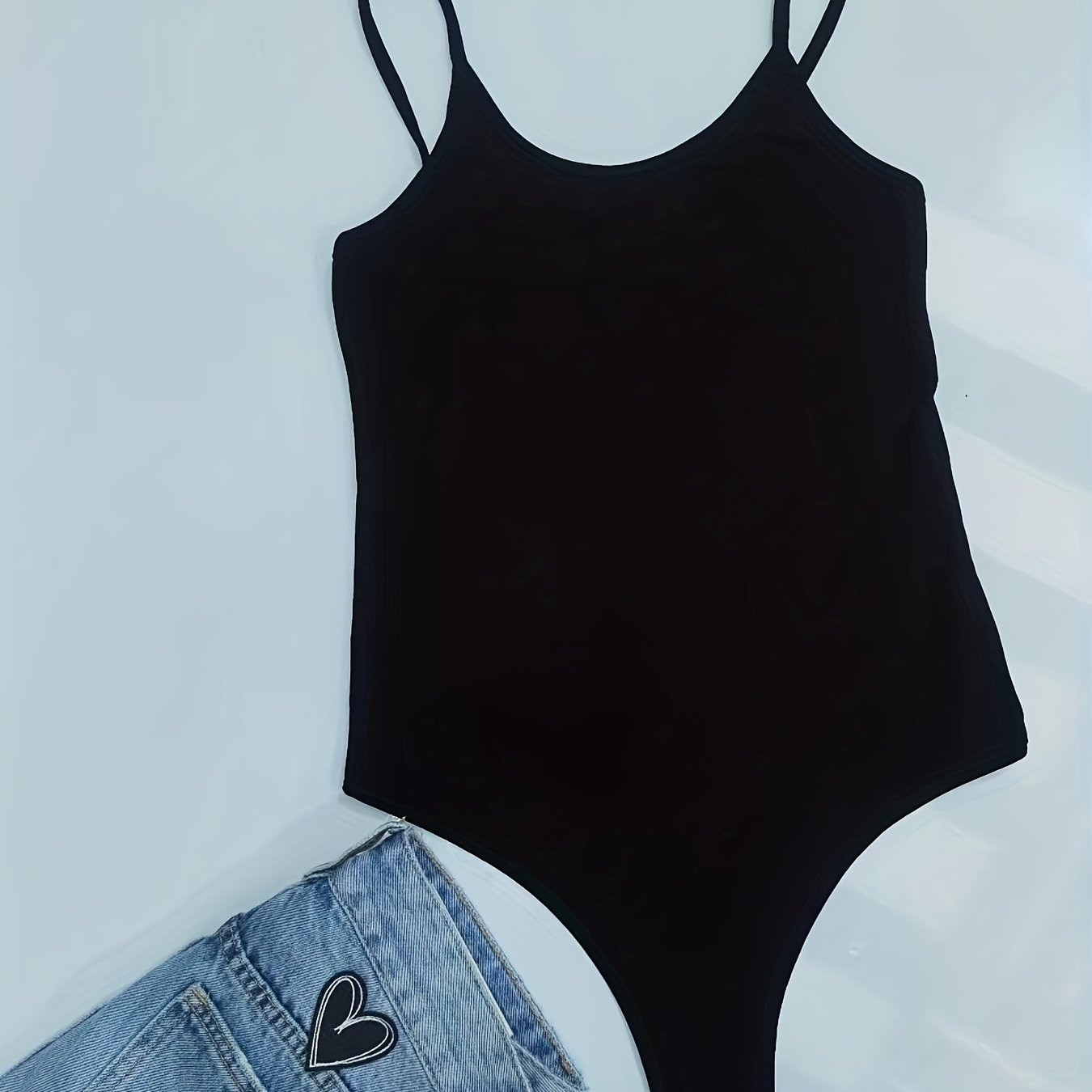Sexy Backless Slim Bodysuit Spaghetti Strap Summer Women's Clothing