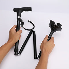 Adjustable Canes Portable Walking Sticks for Hiking