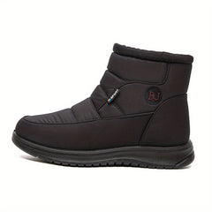 Women's Waterproof Snow Boots Fur Lined Zipper Lightweight Ankle Boots