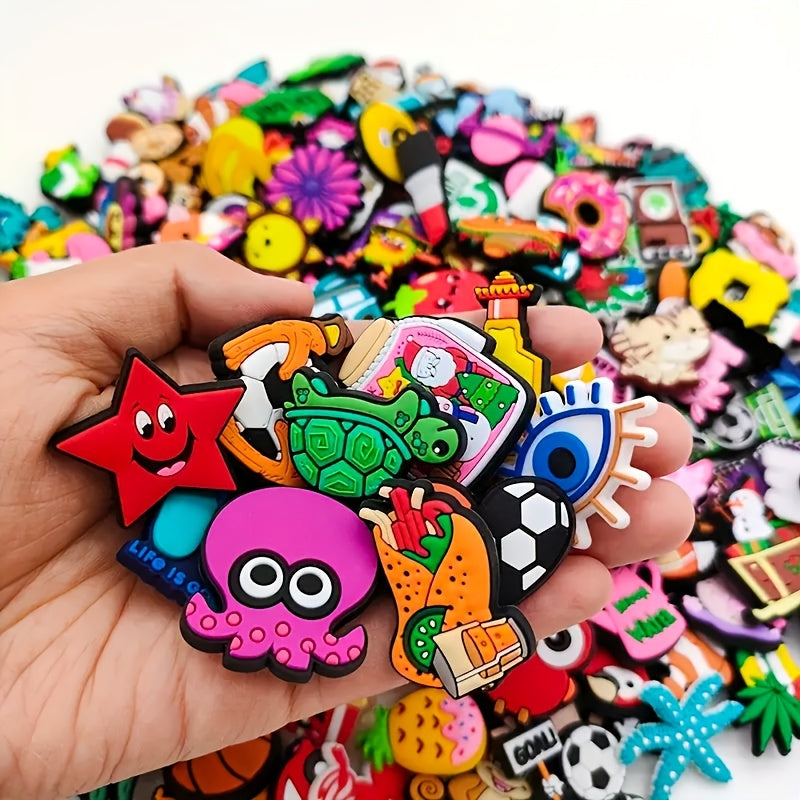 21pcs PVC Shoe Decorations for Birthday Gift Party Favors