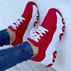 Thick Sole Shock Absorption Heighten Sneakers