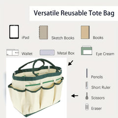 Large Capacity Storage Bag Tote for Teacher Supplies Organization