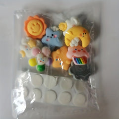 9pcs Weather Resin DIY Kit for Phone Case Hair Clip