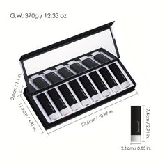 Long Lasting Waterproof Matte Piano Lipstick Set
