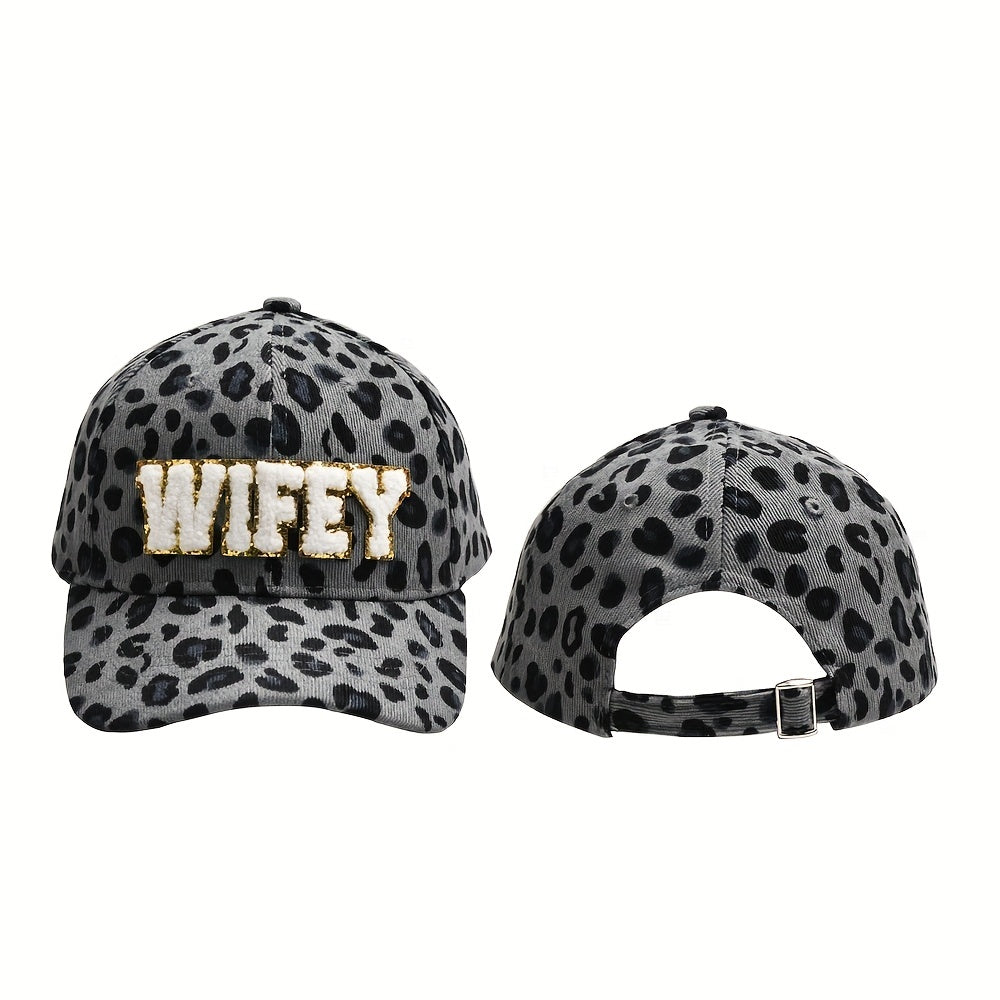 WIFEY Corduroy Baseball Cap Womens Dad Hat Adjustable Sports