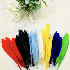 40pcs Colored Natural Goose Feather DIY Art Wedding Party Dream Catcher