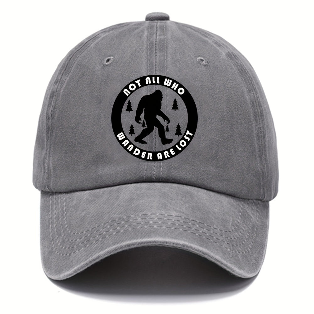 Washed Cotton Baseball Cap Sun Protection Hat Adjustable Size