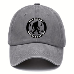 Washed Cotton Baseball Cap Sun Protection Hat Adjustable Size