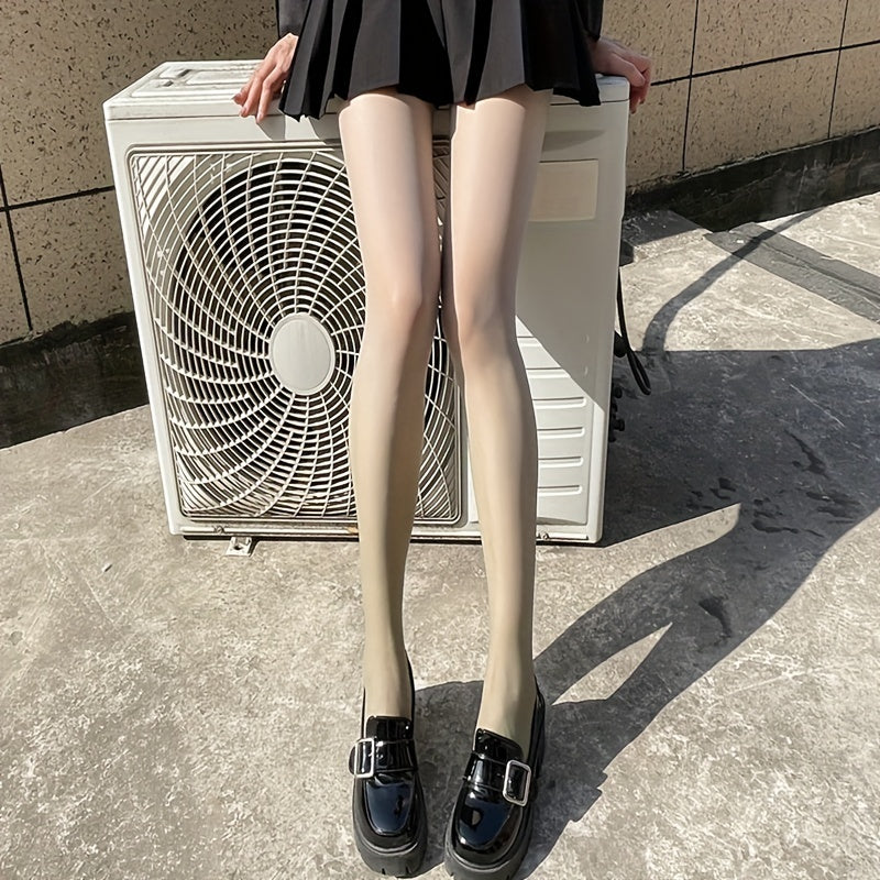 Ombre Ultra Thin High Waist Sheer Slimming Pantyhose
