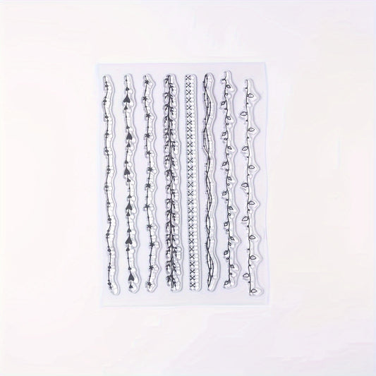 Branches Art Lines Transparent Stamps Holiday Card Making DIY Crafts