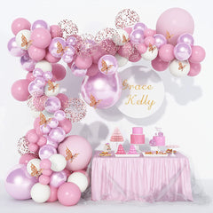 109pcs Metallic Party Scene Decoration Balloon Set Bachelorette Bridal Shower