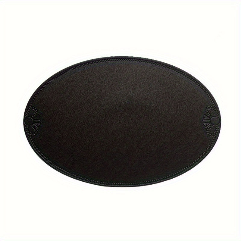 Waterproof Faux Leather Placemat, Heat Insulation Mat