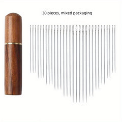 30pcs Elderly Hand Sewing Quilt Clothes Thread Needles