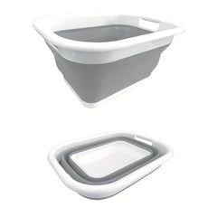 Foldable Storage Basket Outdoor Picnic Food Organizer