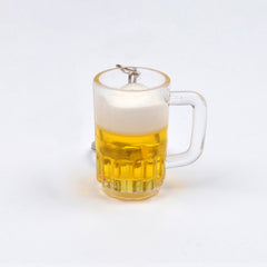 Beer Cups Key Chain Food Handicraft Keychain Jewelry Gift 1PS