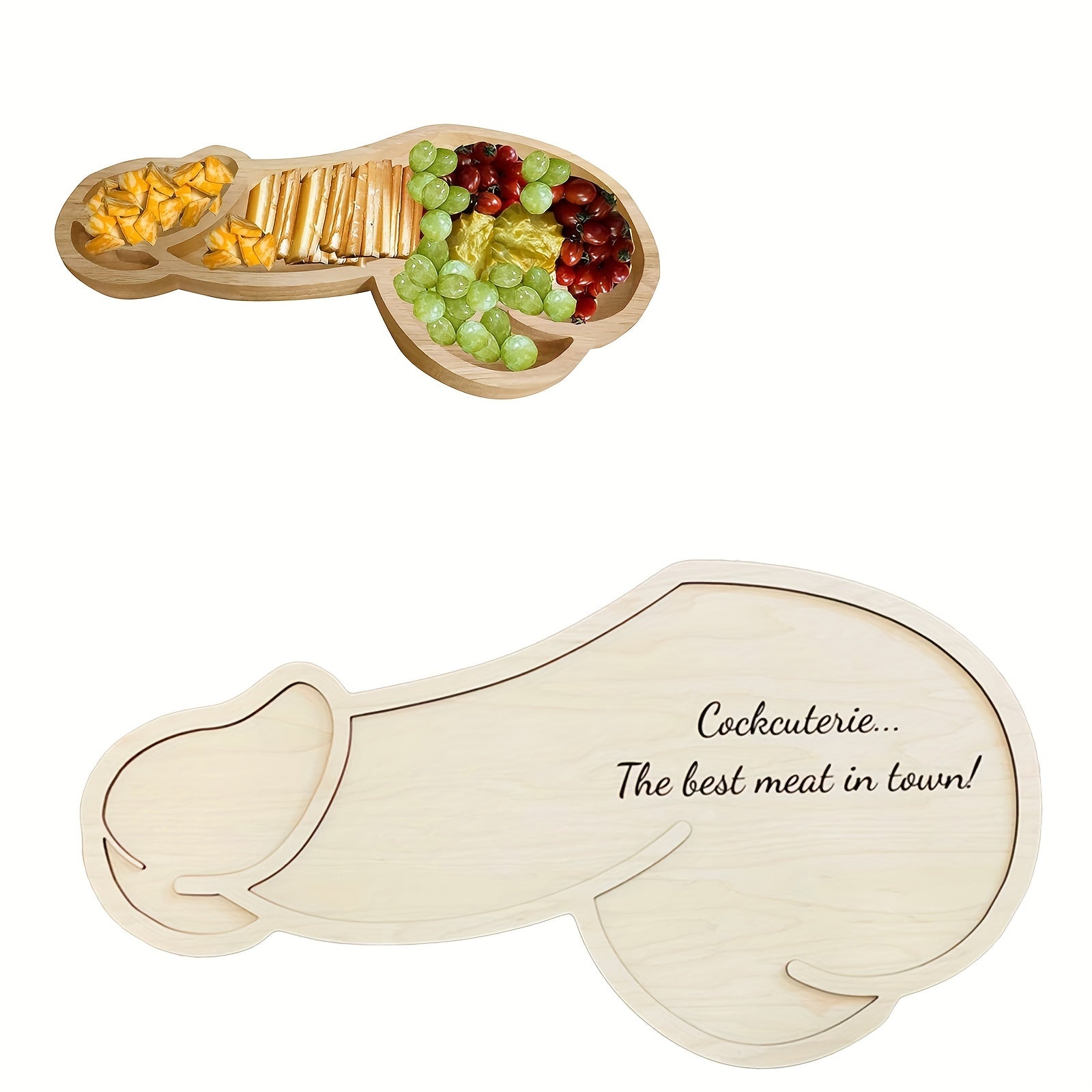 Wooden Charcuterie Board for Entertaining & Gifting