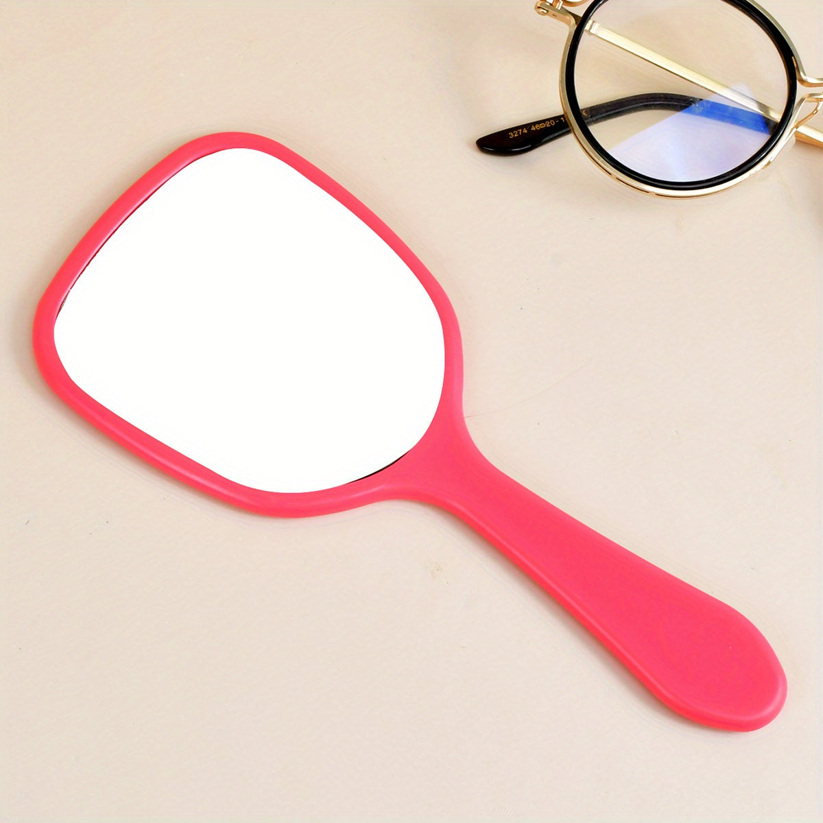 Handheld Makeup Mirror with Handle - Portable Beauty Mirror